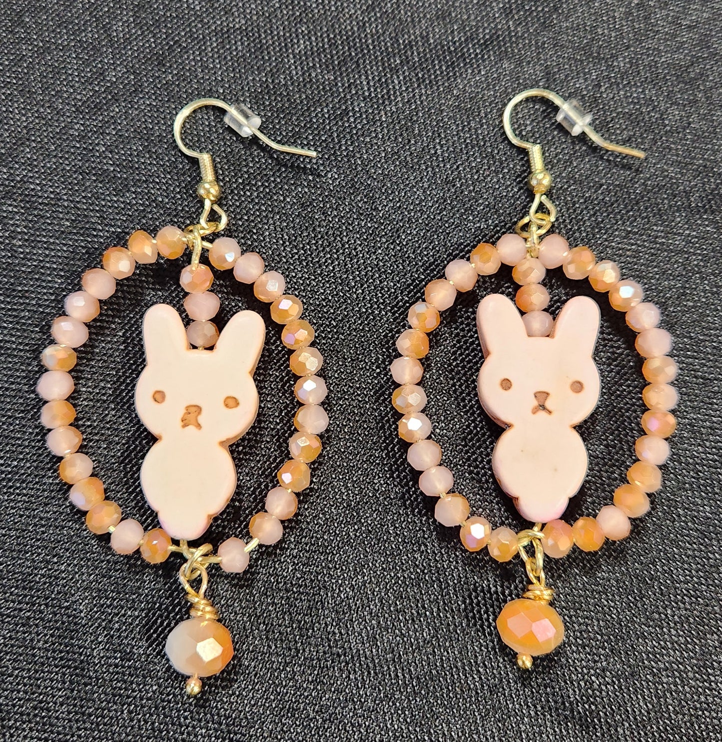 Bunny Earrings Soft Gold