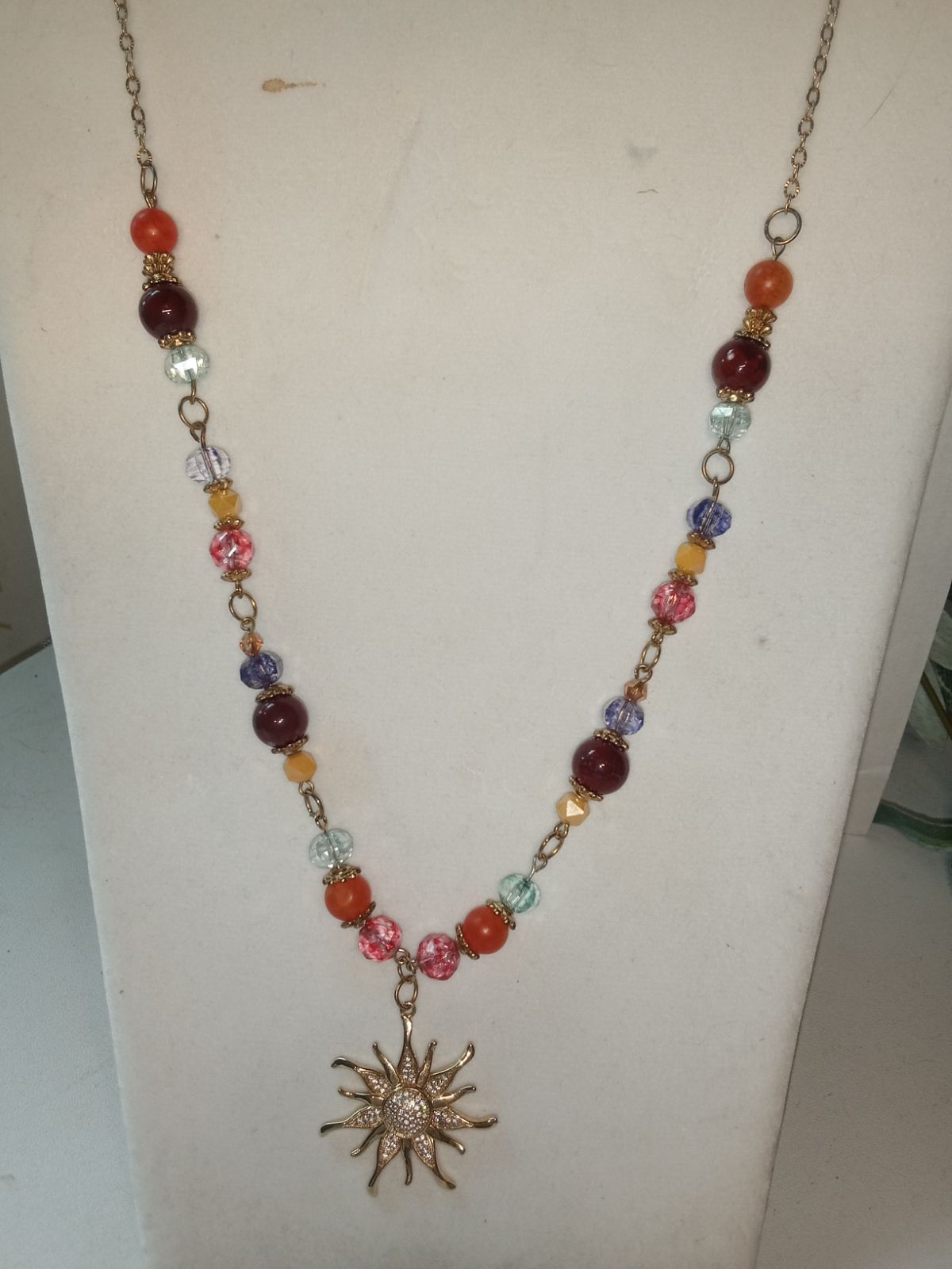 Sun Pendant Necklace